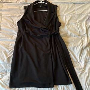 Sleeveless Wrap Dress
